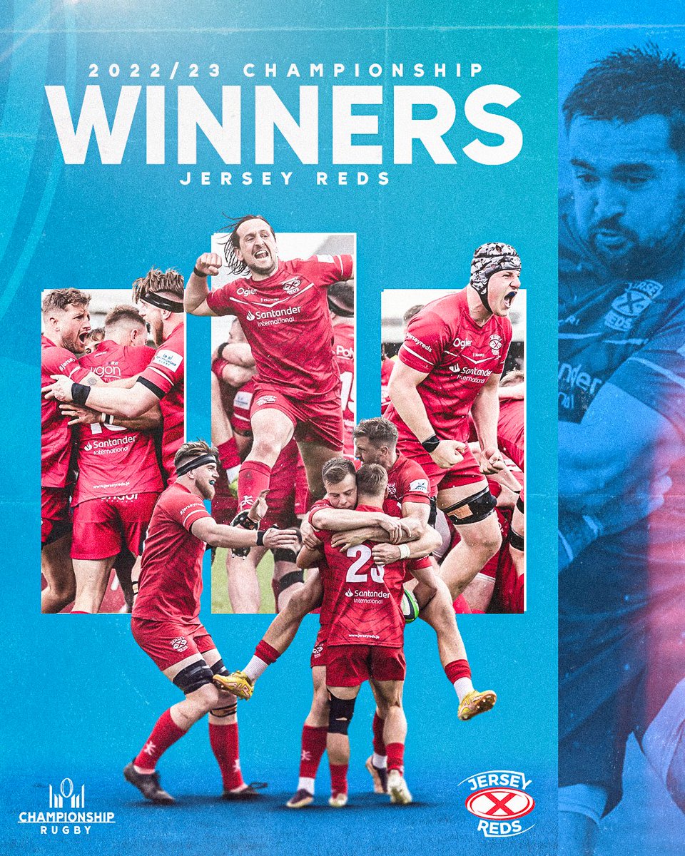 A 𝗛𝗜𝗦𝗧𝗢𝗥𝗜𝗖 day for @JerseyRedsRugby 🇯🇪 #ChampRugby