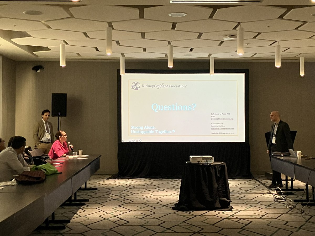Thank you <a href="/larcg_org/">LARCG</a> <a href="/StenioZequi/">Stenio Zequi</a> for inviting us to speak at your annual meeting! We were honored to share what we do and discuss ways we can collaborate to support the #LatinAmerica #kidneycancer community! #AUA23