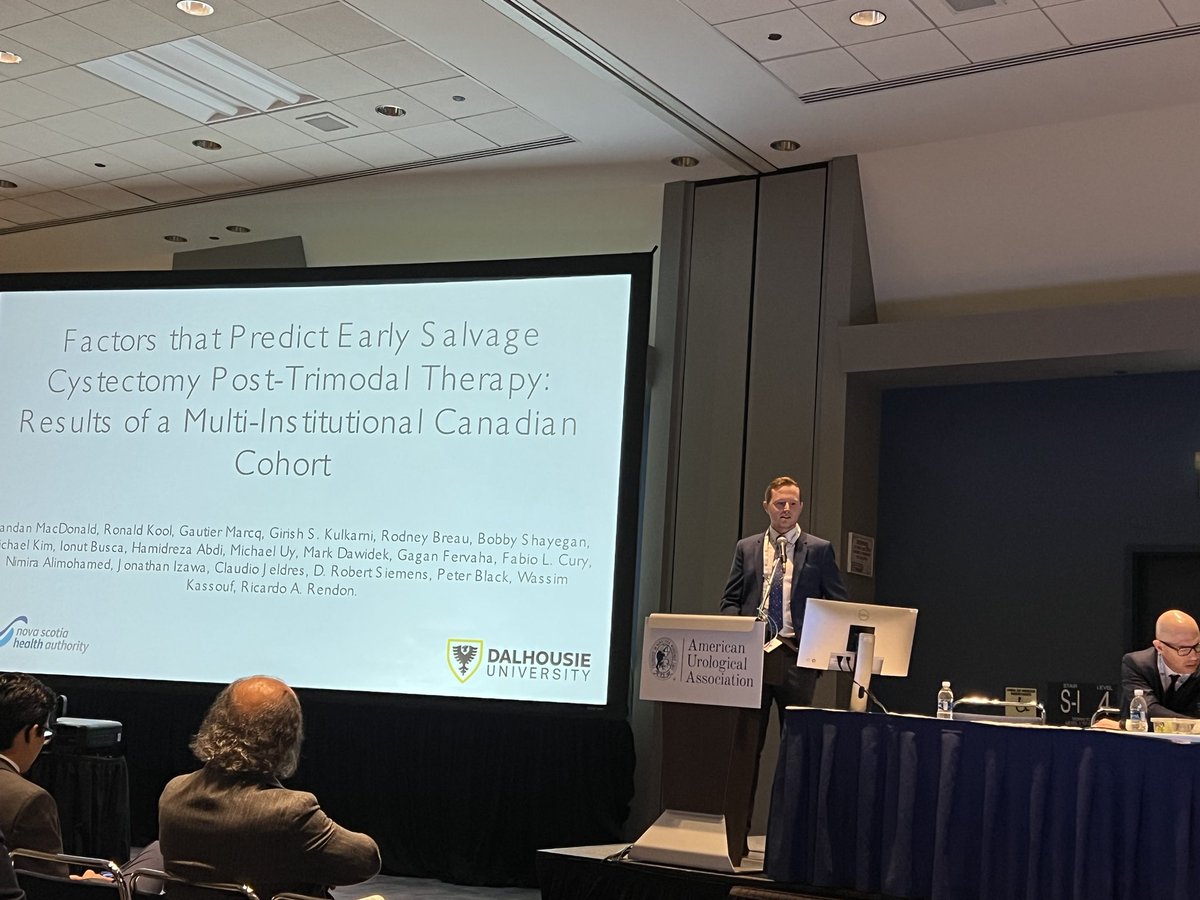 ashley cox (@ashleycox1000) on Twitter photo Outstanding presentation by Dr. Landan MacDonald predicting salvage cystectomy post TMT <a href="/DalUrology/">DalUrology</a> #AUA2023 Outstanding presentation by Dr. Landan MacDonald predicting salvage cystectomy post TMT <a href="/DalUrology/">DalUrology</a> #AUA2023