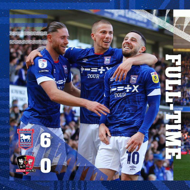 IpswichTown's tweet photo. ⏱ IT'S ALL OVER!

We know what that means...

#itfc