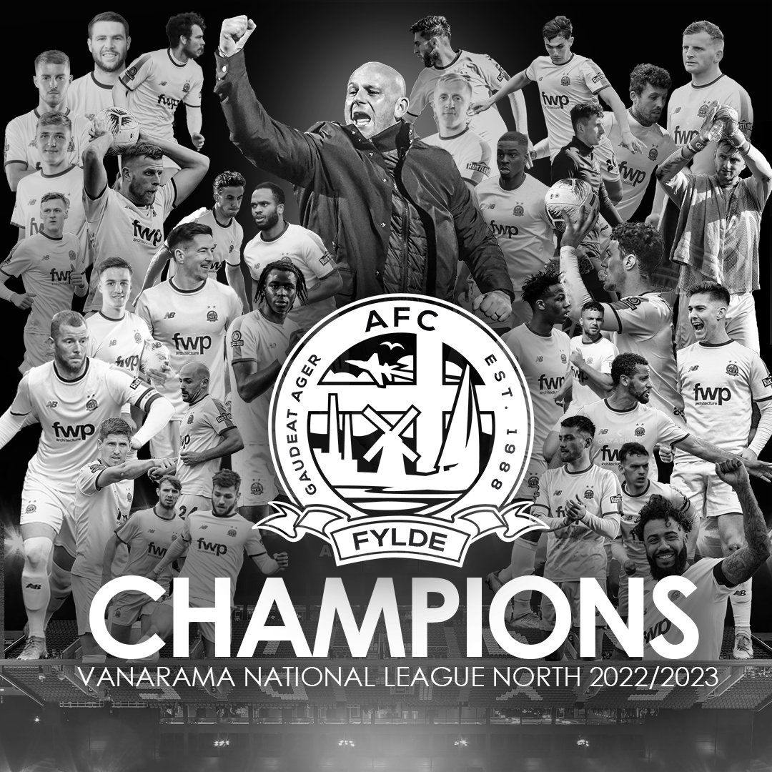 🏆 𝗪𝗘. 𝗔𝗥𝗘. 𝗚𝗢𝗜𝗡𝗚. 𝗨𝗣.

#BornToBeFylde