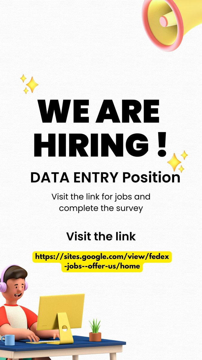 SayedaMukti's tweet photo. Are you looking for a job for your career! Then Data Entry jobs is the best for your career. If you Wanna do this job then contact with me. Visit the link https://t.co/MsDtokJNVC
#dataentryjob
#dataentryjoboffer
#dataentryhomejob
#homejob
#OnlineJobs
#beterjoboffer https://t.co/rpvInMTHxv