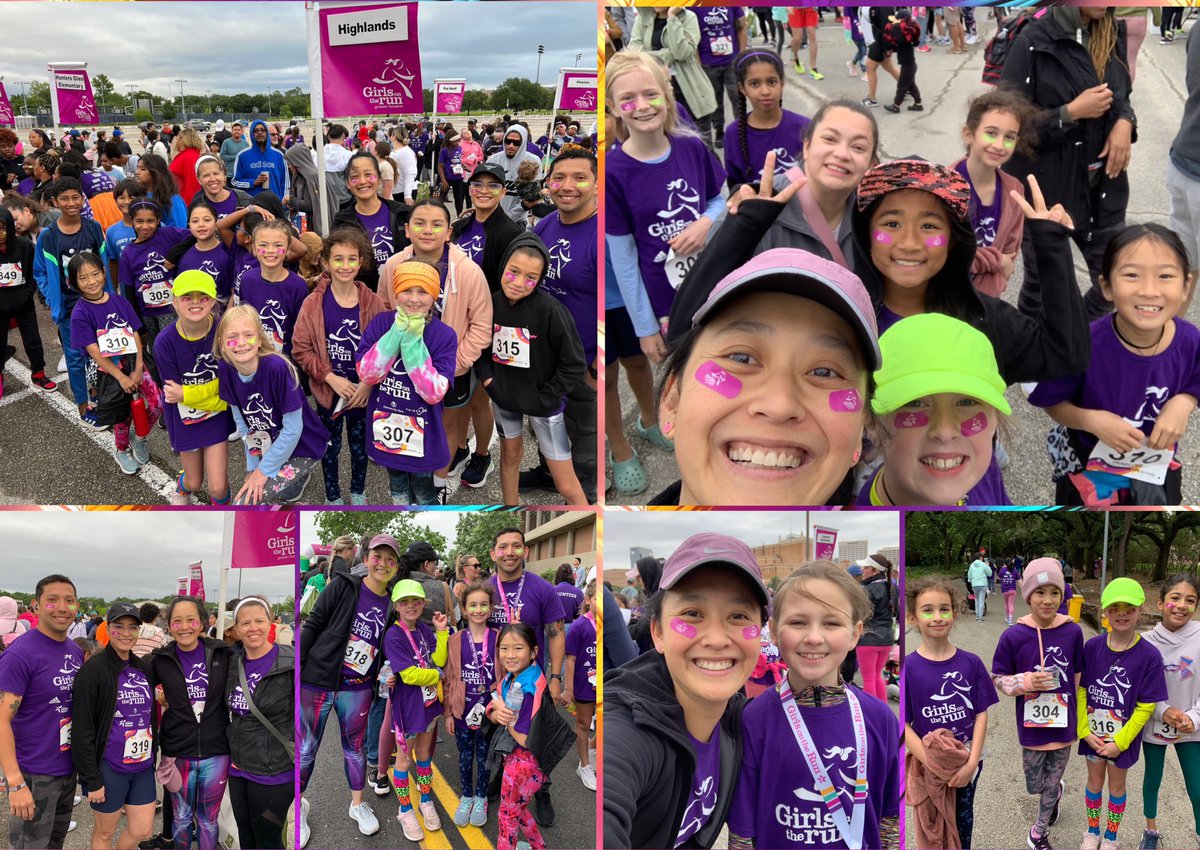 WOOHOO! Another WONDERFUL “Girls on the Run” season in the Highlands’s books. Chilly &amp; windy but perfect running weather for the GOTR 5K at Rice University! 🌬️🏃🏻‍♀️🤩 Huge thanks to coaches Carrier, Epps, Garcia, Hsu, &amp; Knappick!💟 @GOTRHouston <a href="/FortBendISD/">Fort Bend ISD</a> #ProfileofaGraduate