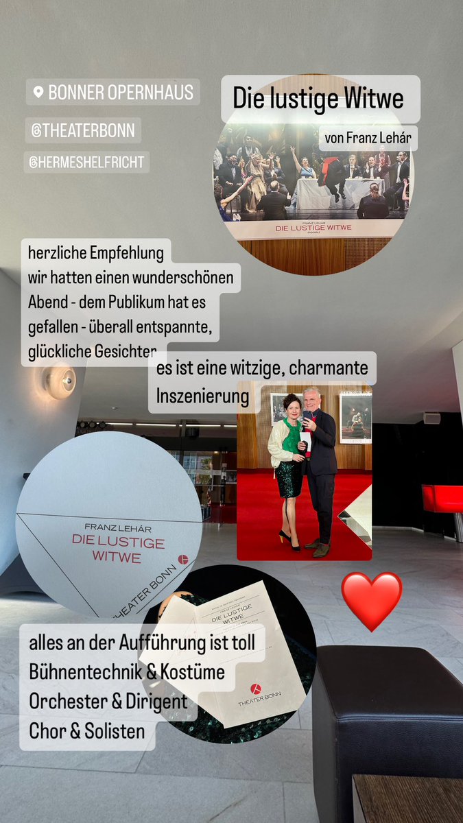 uteein's tweet photo. sehr gelungene Inszenierung „Der lustigen Witwe“ von Franz Lehár in der #OperBonn und auch Bernhard Hartmann schreibt im @gabonn eine positive Rezension - und uns und dem Publikum hat der Abend gefallen. sehenswert! https://t.co/O5VxfDQbnP