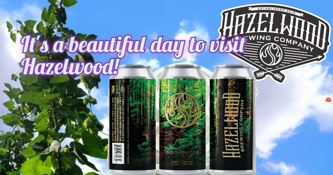 HazelwoodBeer's tweet photo. Coma and see what's goood at the Wood on a gorgeous Saturday afternoon!
Cheers! 🍻 https://t.co/zON3TRl1Fv