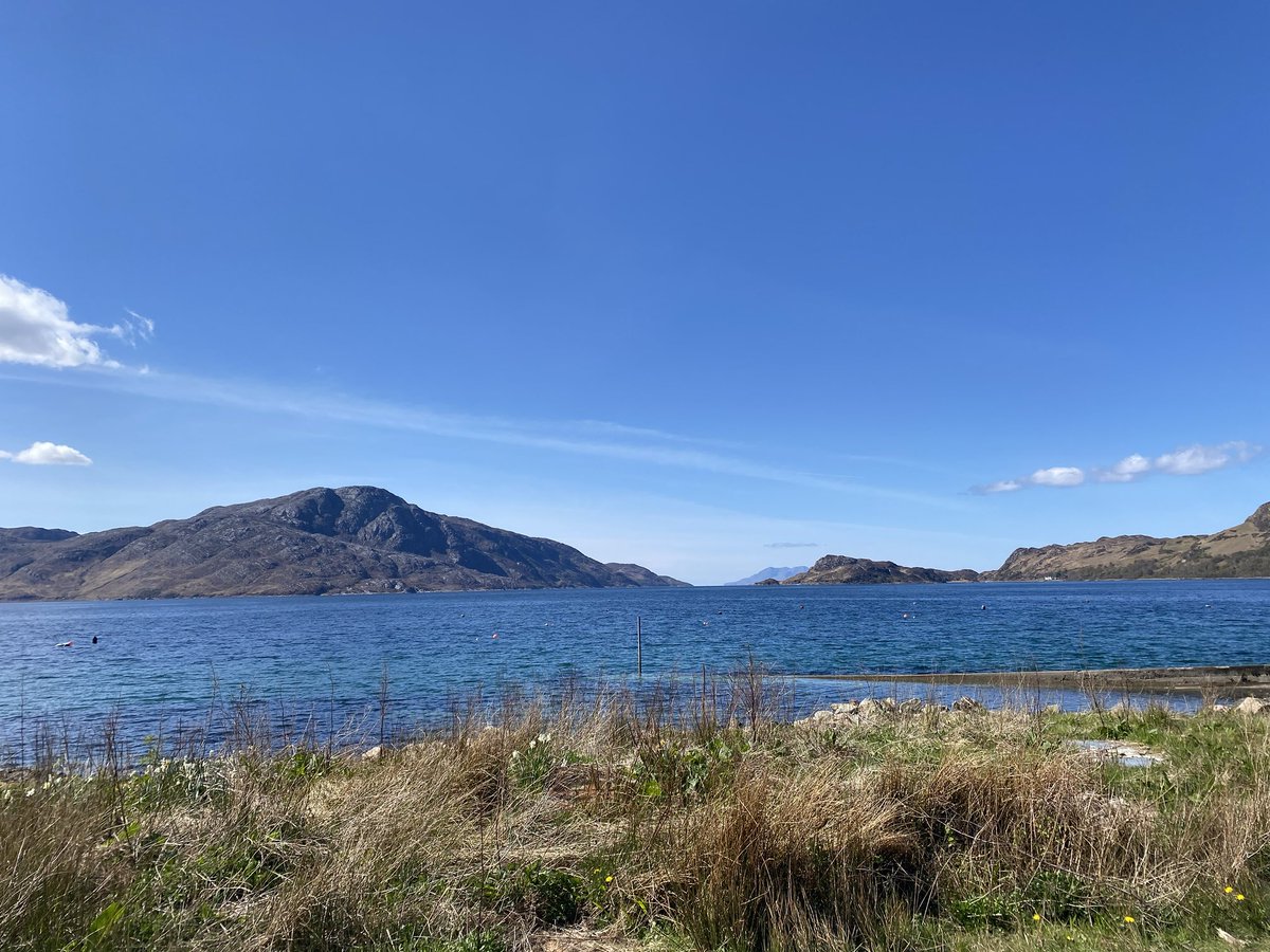 I totally love this view from Inverie across the bay of Loch Nevis.

I’m very lucky to be here for a third time.