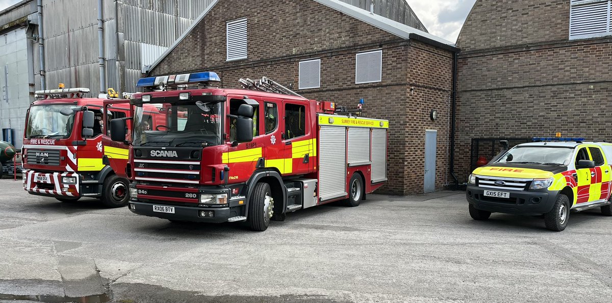 Great day <a href="/BrooklandsMuseu/">Brooklands Museum</a> Italian Car Event, joined by the wonderful <a href="/WaltonFire/">Friends of Walton & Hersham Fire Station</a> wholetime crew for the day
