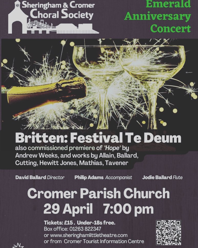 aweeksmusicuk's tweet photo. I’m delighted to hear that @Shezzachoral enjoyed my 90th anniversary gift- thanks so much for the commission and supporting contemporary music. Good luck for the show tonight. Poignant music from @thewittjones @richard_allain @patrickhawes @daveinnorfolk19 https://t.co/ZUJZfldGso