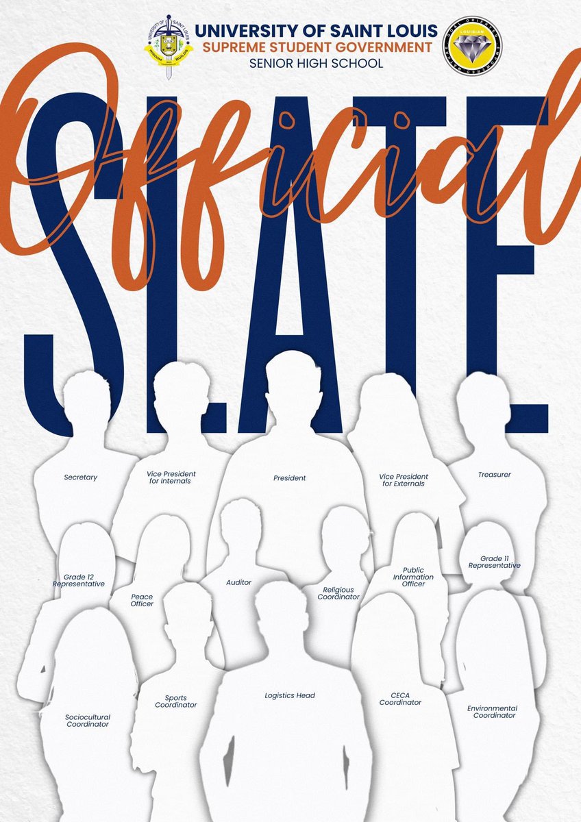 usl_seniorhigh's tweet photo. We present to you the new positions for the upcoming SHS SSG Halalan 2023.
Ihanda nang buo ang iyong partido.
#GEMpowered
#USLSHSHalalan2023 https://t.co/P2nM7dB5rJ