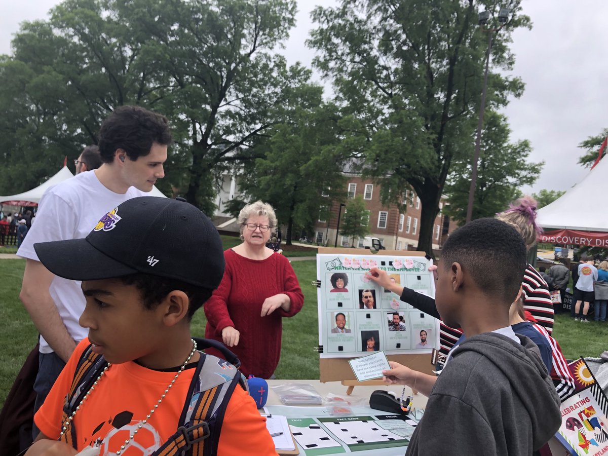 Young Marylanders learning about labor unions #MarylandDay