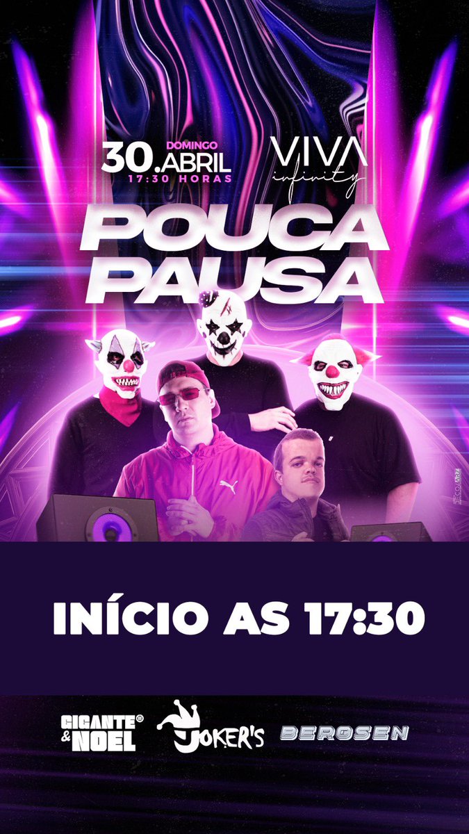 vivamariabar's tweet photo. AFTER DO STAM NO VIVA

Atrações Confirmadas

🎧JOKERS 
🎧Gigante &amp; Noel 
🎧Dj Bergsen 

📝LISTAS 
Mulher Free
Homens R$30,00

Válidas até as 19:30

(obs: apenas um nome por vez, podendo adicionar quantos nomes quiser)

No Link abaixo 👇 

https://t.co/HfcTPo484n https://t.co/68pY7FOpTJ