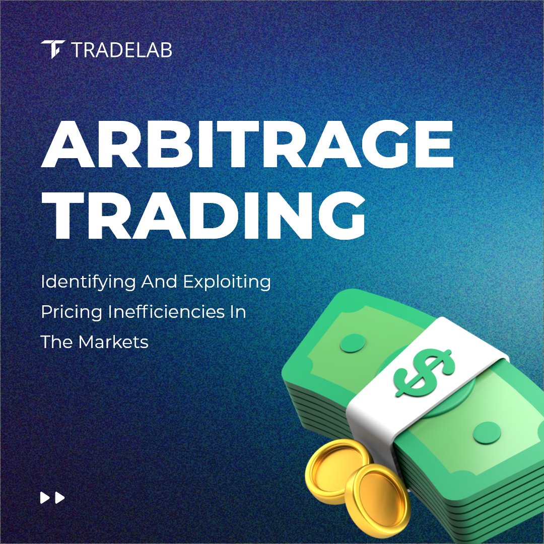 TradelabTech's tweet photo. (1/3): Arbitrage trading is a strategy that involves identifying and exploiting inefficiencies in the market to make a profit. These inefficiencies can arise due to differences in the price of a financial instrument on different exchanges or due to market imbalances. https://t.co/AGCUVhptzW