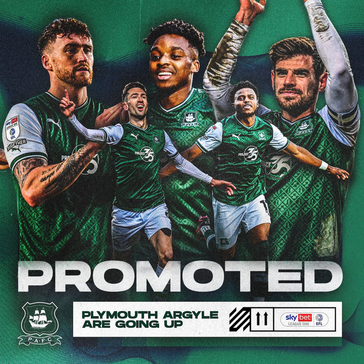 🟢⚪ <a href="/Argyle/">Plymouth Argyle FC</a> have done it!

#EFL | #SkyBetLeagueOne