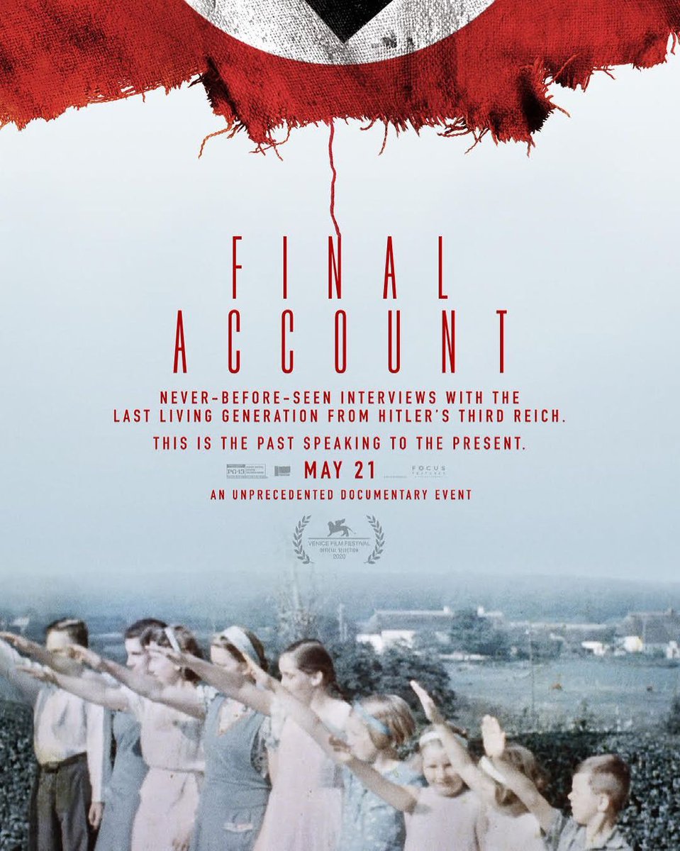 filmes_e_filmes's tweet photo. Dica de filme para hoje!🎬🔥
Acabou de estrear no catálogo do @StarPlusBR o importante documentário "Final Account", dirigido por Luke Holland e parte da seleção oficial do Festival de Veneza de 2020.🎥
#finalaccount #lukehollamd #labiennale #starplusbr #dicadefilme https://t.co/w3HiueZxI4