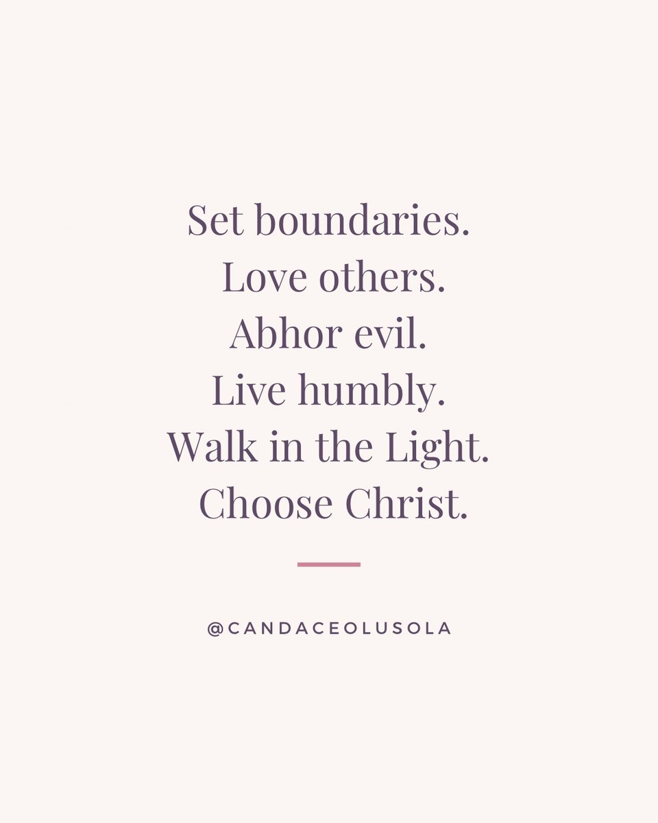 Setting boundaries is a Kingdom principle❗️