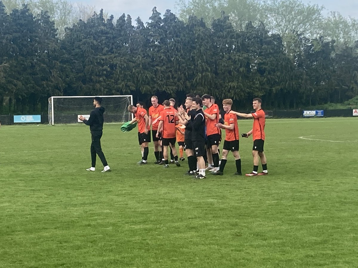 Full time 

Really composed finish to the season sees Wally run out 4-1 winners.
Great ending to a successful season.

Well done to Lee the management team and all the players.