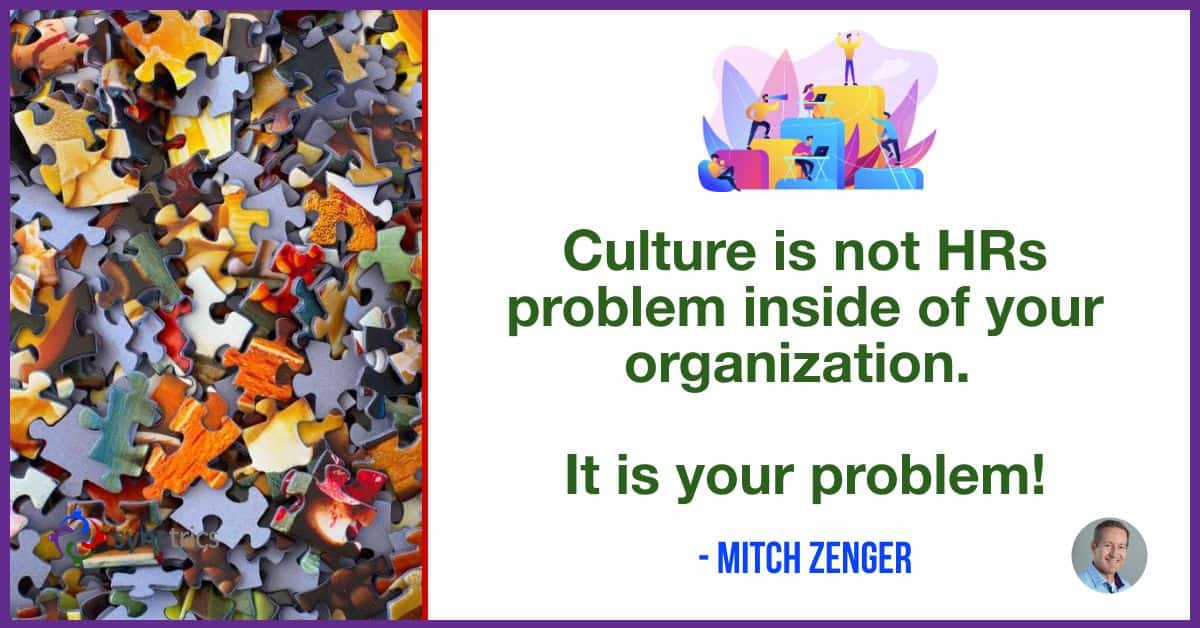 Why do we think it is HRs responsibility to make you be engaged at work??
We need to take personal responsibility for creating a trusting culture as we work together in teams!
<a href="/mitchzenger/">Mitch Zenger</a> <a href="/synctrics/">Synctrics - Optimizing Team Success</a> go.synctrics.com/synctrics
#Culture #Development #Recognition #Leadership #HRTech