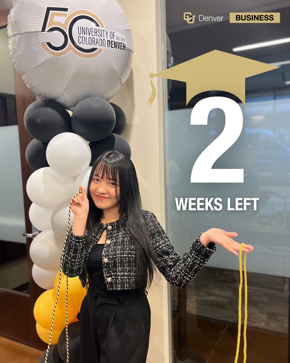 2 weeks left, grads! We are so proud of each and every one of you and how far you’ve come on your journey.⭐️ We are excited to celebrate your hard work, dedication, and achievements at the graduation ceremony on Saturday, May 13! See you there!🎓✨🎉