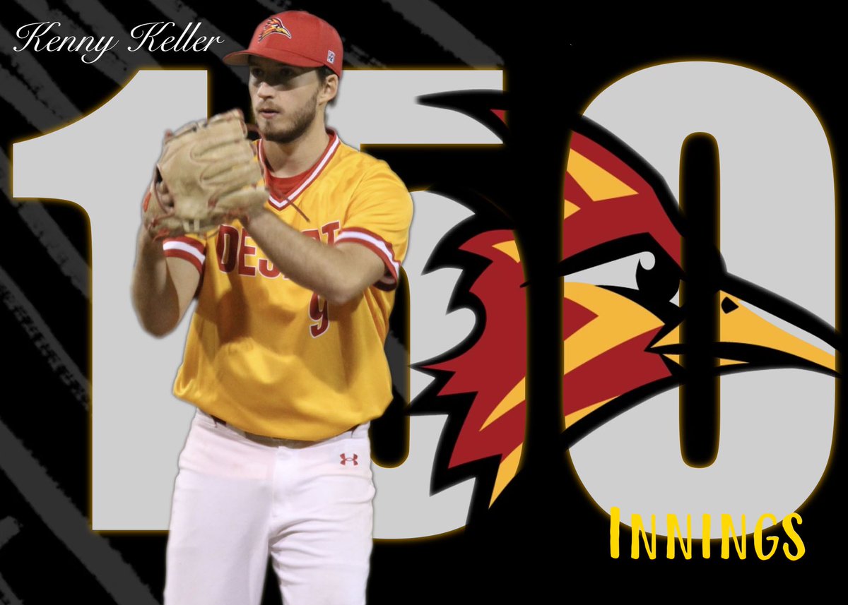 🔥🔥Congrats to 2022 IEAC Pitcher of the year Kenny Keller on reaching 150 innings with us here in the Desert. 
<a href="/FlatgroundApp/">FLATGROUND Pitching</a> 

One of the most dynamic starters the Desert has seen here in school history . Thank you for all you’ve done Kenny . Bright future ahead !!