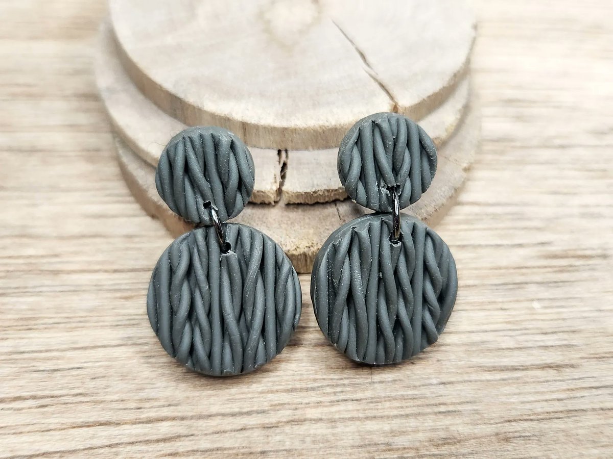 C4StudiosNC's tweet photo. What a great week!  Did you know that polymer clay was originally invented in the 1930s and was used primarily for sculpting dolls?
https://t.co/RbfKcJejHU
#cfourstudiosnc #polymerclayearrings #affordablestyle #etsy #etsyseller https://t.co/oA7eIcpH09