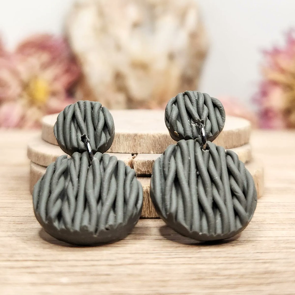 C4StudiosNC's tweet photo. What a great week!  Did you know that polymer clay was originally invented in the 1930s and was used primarily for sculpting dolls?
https://t.co/RbfKcJejHU
#cfourstudiosnc #polymerclayearrings #affordablestyle #etsy #etsyseller https://t.co/oA7eIcpH09