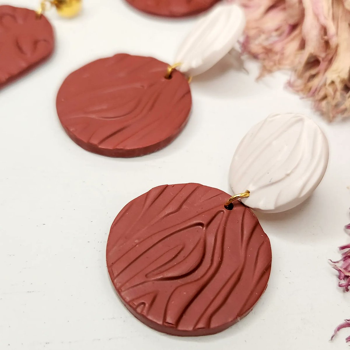 C4StudiosNC's tweet photo. What a great week!  Did you know that polymer clay was originally invented in the 1930s and was used primarily for sculpting dolls?
https://t.co/RbfKcJejHU
#cfourstudiosnc #polymerclayearrings #affordablestyle #etsy #etsyseller https://t.co/oA7eIcpH09