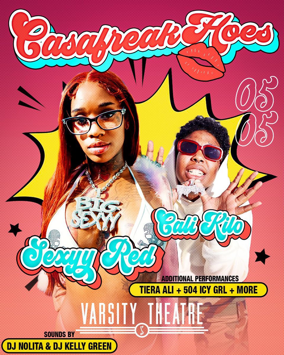 dontstop_lz's tweet photo. PREMIUM PRESENTS CASA FREAK H*ES 🕺🏾🤩 CINCO DE MAYO 5/5/23 🍹 
FEATURING SEXXY REDD PERFORMING HIT SINGLE “POUNDTOWN” 
ALSO PERFORMING CALI KILO AND A HOST OF OTHER ARTISTS!!
YOU DONT WANT TO MISS IT . 
#GOPREMIUMTODAY https://t.co/K9Su81rBaT