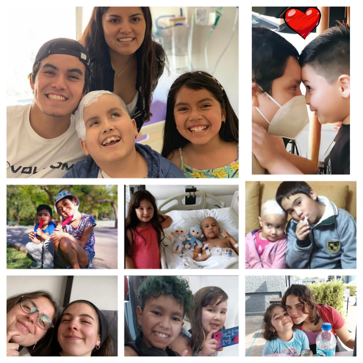 OncoMamas's tweet photo. Continuamos en este 🧵 honrando a los hermanos de los pacientes de #CancerInfantil!
Y somos muchas familias de Oncomamás de #Chile que nos unimos a la campaña #CCISiblings de #ChildhoodCancer para hacer conciencia sobre la importancia de los hermanos en nuestra comunidad. https://t.co/K8Qm7TEfWA