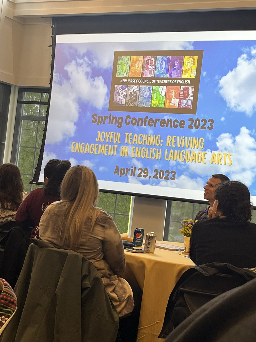 ELAwithMsMiller's tweet photo. It’s been a LONG time since I last Tweeted but I’m having a great time at the @NJCTENews Spring Conference (even though I had to set my school day alarm to get here on time) #njcte23 https://t.co/vJZqwHI7J9