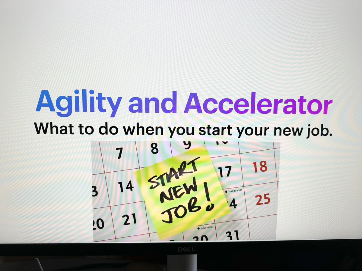 CoachDunnrite's tweet photo. A valuable #jobreadiness program that enhances the on-boarding process is my space learning workshop on Agility and Career acceleration. #firstdayofwork #career #jobdevelopment #onboarding #mentalhealth #resilience #selfconfidence #advancement #learning https://t.co/5xLRFfoIgW