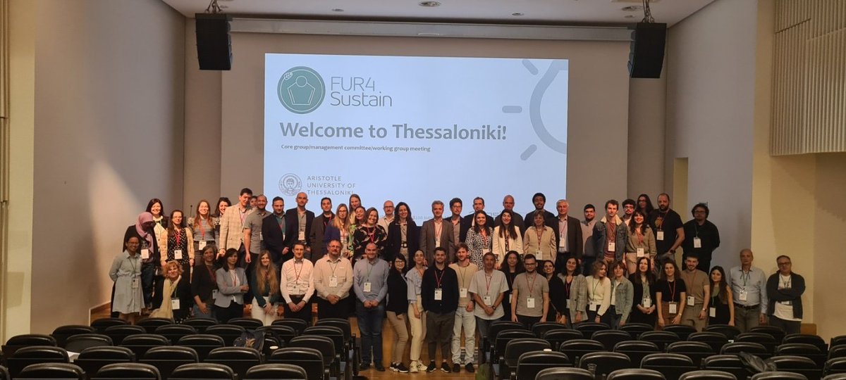 Fur4Sustain's tweet photo. We've reached the end of our FUR4Sustain Meeting in Thessaloniki 🙌 Thank you to everyone who participated and especially Evangelia Balla,  Zoe Terzopoulou, Alexandra Zamboulis, Dimitrios Bikiaris and all of his group for organising such a great event! https://t.co/xUXPrrQLDg