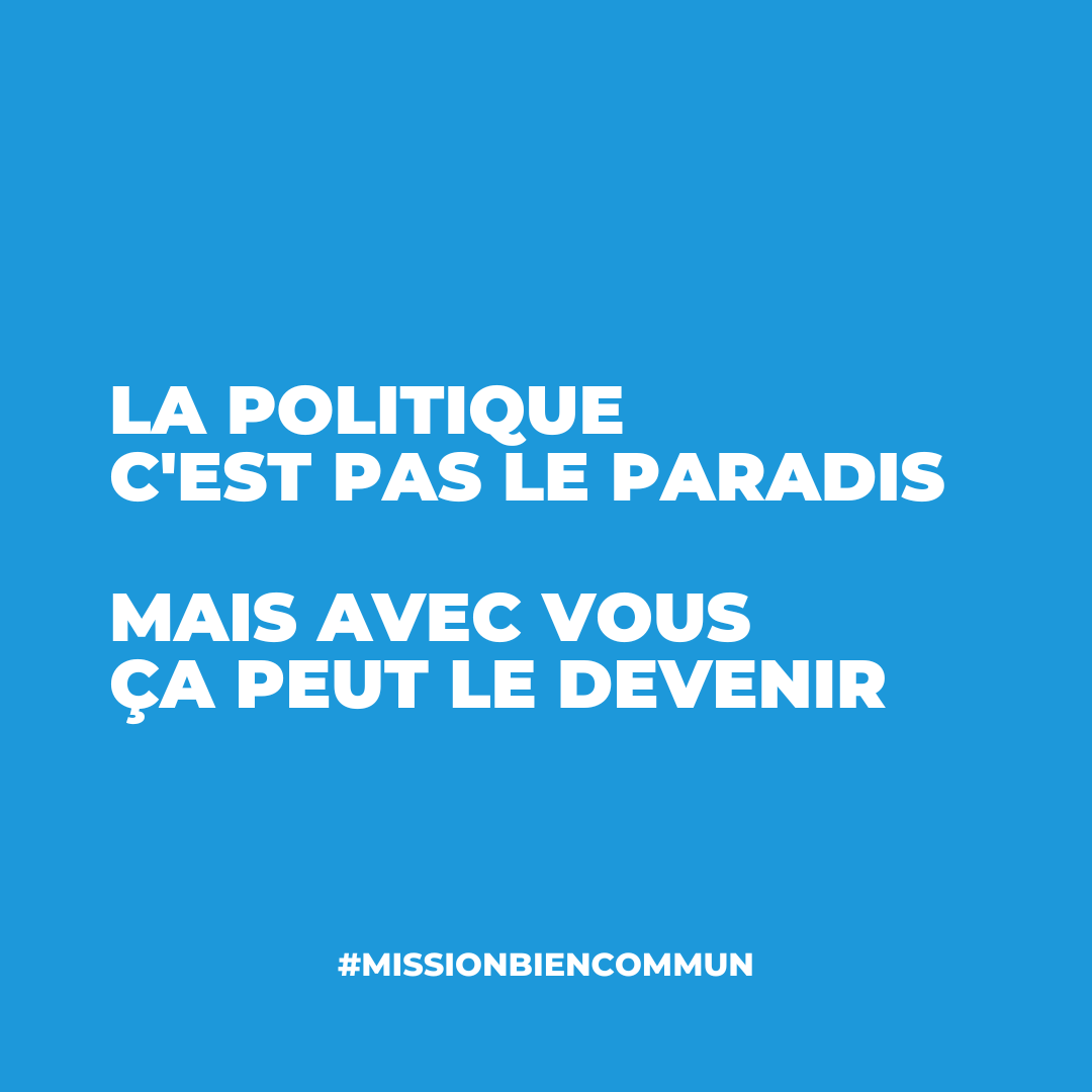 mbiencommun's tweet photo. La politique c'est pas le paradis, mais avec vous ça peut le devenir.

#missionbiencommun #catholique #politique #france https://t.co/wH0rMZwsM6