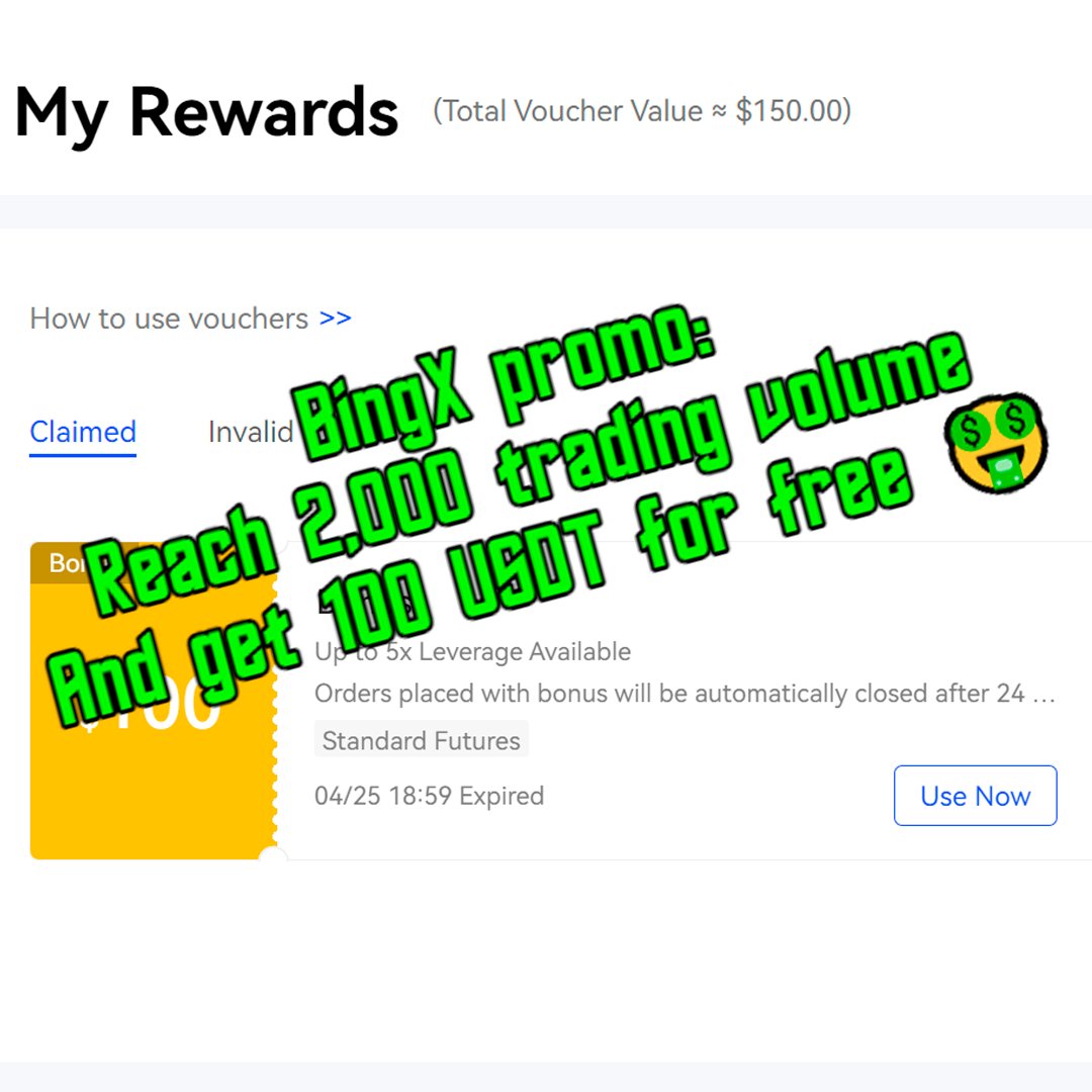 ⚡️Bonus compaign with BingX⚡️

💰50$ for the first 50 who will sign up
100$ trading bonus for the first 50 who will reach 2,000 trading volume  

Andvantages to use BingX:  
- No KYC   
- Low fees via my refferal link   
Sign up must be with my referral: bingx.com/partner/king_r…