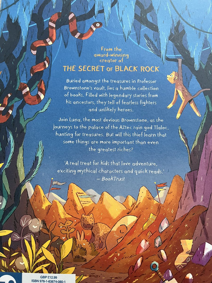 It’s another brilliant return to Professor Brownstone’s vault in Luna and the Treasure of Tlaloc @Joetoddstanton - this is one of my favourite series & having an anti-hero provided lots of discussion with my daughter. Out 1/6/23. Thanks @FlyingEyeBooks 📖 checkemoutbooks.wordpress.com/2023/04/29/lun…
