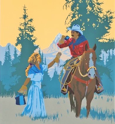 Mcomprender's tweet photo. Howdy there! Wishing you a pleasant journey wherever your weekend takes you!

'Cowboy Coffee'

#BillySchenck https://t.co/yV8DH4G6UM