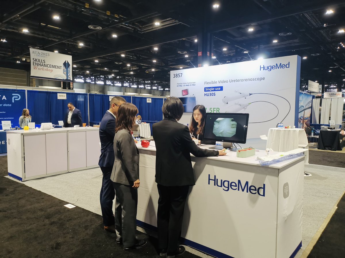 ShenzhenHugeMed's tweet photo. AUA2023 has started! Welcome to visit our hugemed booth #3857, where the latest and most exciting products and services will be presented, looking forward to seeing you!

#hugemed #AUA23 #urology #urological #chicago https://t.co/aBjaMHuC4I