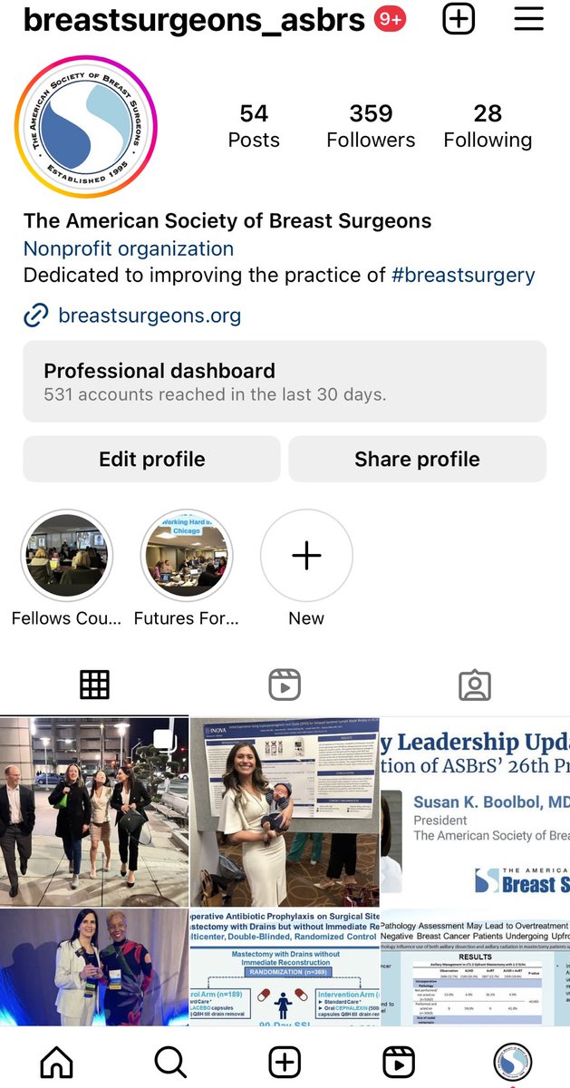Do you have an Instagram account? Follow us!!! @breastsurgeons_asbrs