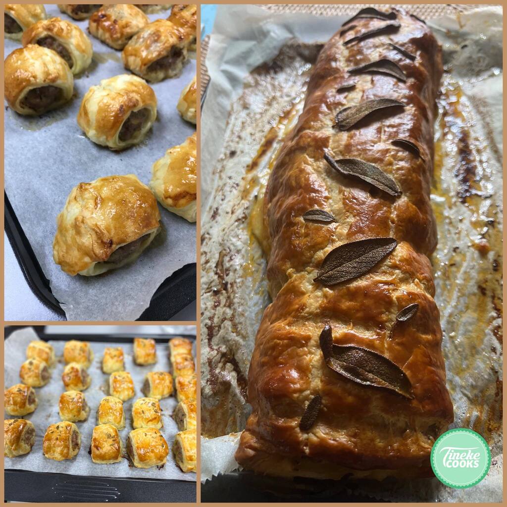 TinekeCooks's tweet photo. ‘Tis what I call Saturday Food. Have a lovely rest of the Bank Holiday Weekend. 
Eat, relax, enjoy life 🥰😁♥️
#cookeryteacher #cookeryschool #sausageroll #thingstodoinnorthdevon #whatsoninnorthdevon #tasty #delicious #pastry #puffpastry #thankful #nor… https://t.co/AhD28auX6B https://t.co/MUtgAr9Bp2