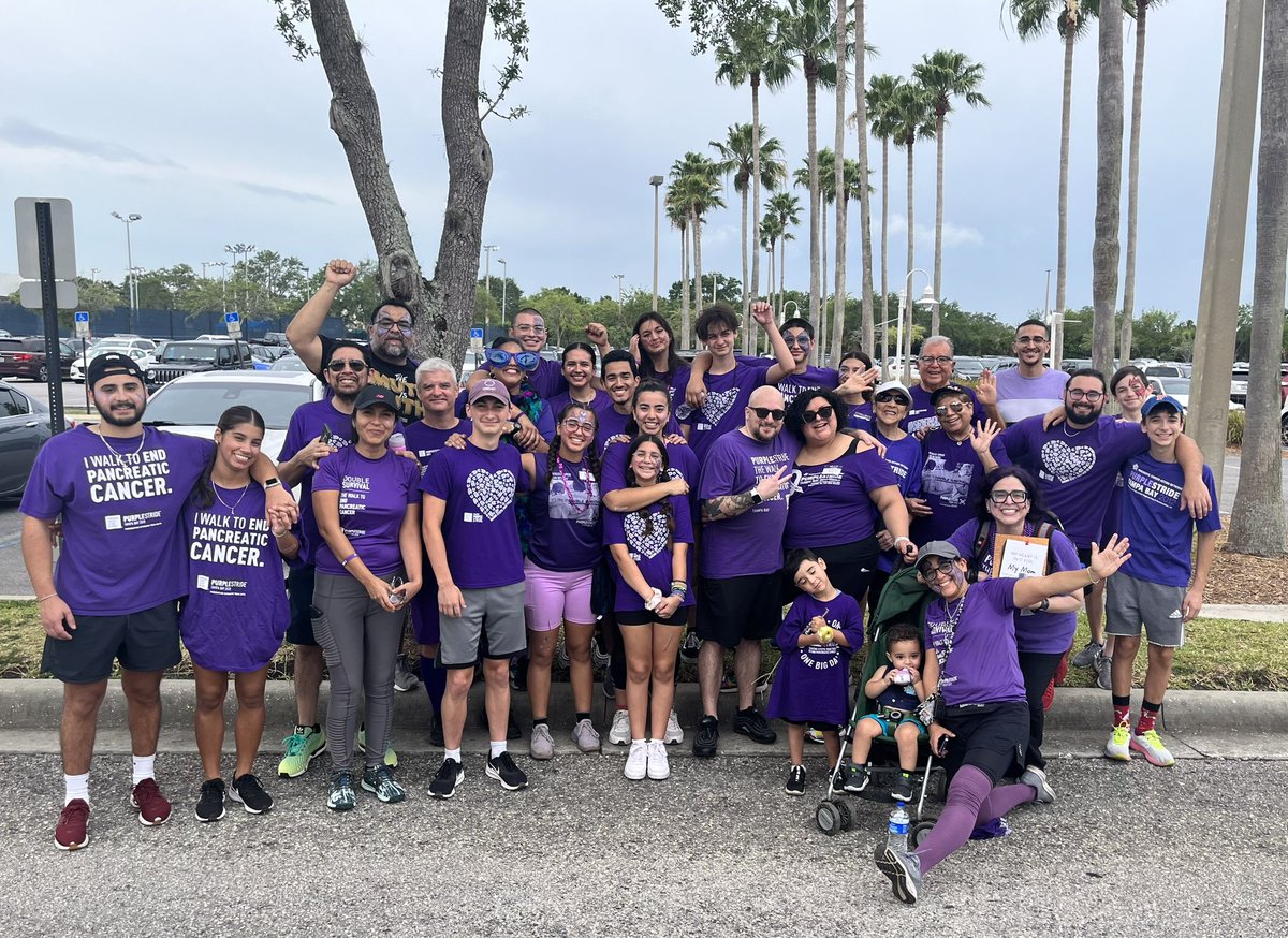 miss you mama 💜 #mimismilers #doitforboo #wagehope @PanCan #PanCANPurpleStride #purplestride  @PanCANtampabay