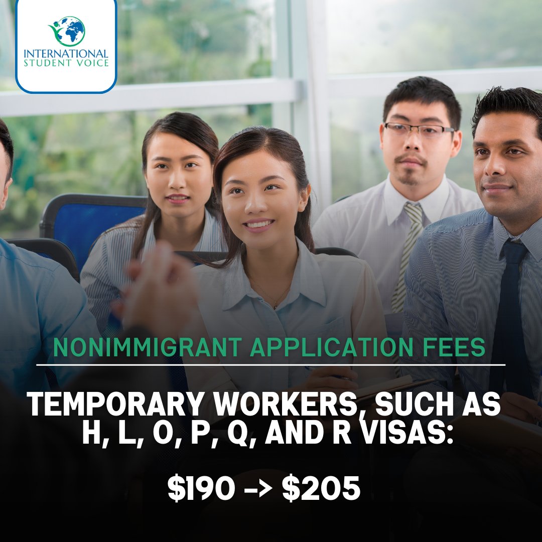 IntlStuVoice's tweet photo. Don't forget: 1 month from today, some nonimmigrant application fees are increasing. 

Fee changes go into effect May 30, 2023! Click to learn more:
https://t.co/W9vCIdAYjD
.
.
.
#internationalstudents #visas #F1 #nonimmigrant #Immigration https://t.co/Q3beodDsnx