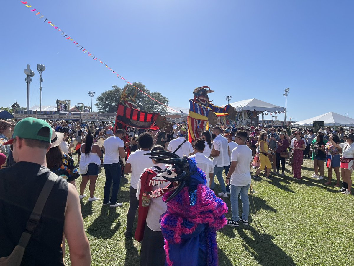 LARiAProject's tweet photo. Happy Jazz Fest!
A celebration of music, food, and culture in #NewOrleans - featuring #PuertoRico!
Try the trifongo &amp; pastelillos (meat pies) brought by@CarmoNewOrleans and Chef Fowlmouth while they last!
#JazzFest2023 
#FoodCulture https://t.co/oFaQApReD3