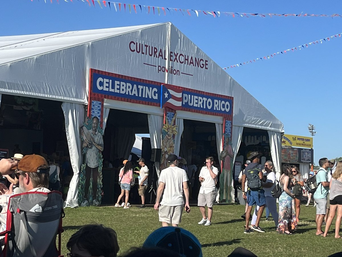 LARiAProject's tweet photo. Happy Jazz Fest!
A celebration of music, food, and culture in #NewOrleans - featuring #PuertoRico!
Try the trifongo &amp; pastelillos (meat pies) brought by@CarmoNewOrleans and Chef Fowlmouth while they last!
#JazzFest2023 
#FoodCulture https://t.co/oFaQApReD3