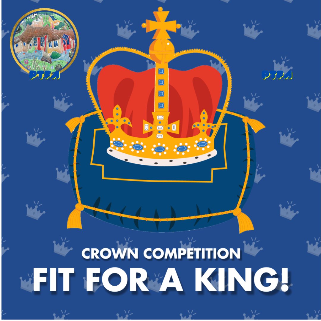 UskPrimary's tweet photo. 👑🌸🌍🦸‍♂️ Get ready for the PTFA Coronation Crown Challenge! Create any type of crown you can imagine to celebrate the coronation of King Charles - golden, flower, eco, superhero, or recycled. Bring your crown to school on May 5th for a chance to win a royal prize! #CrownChallenge https://t.co/CvHBCn7d8Y