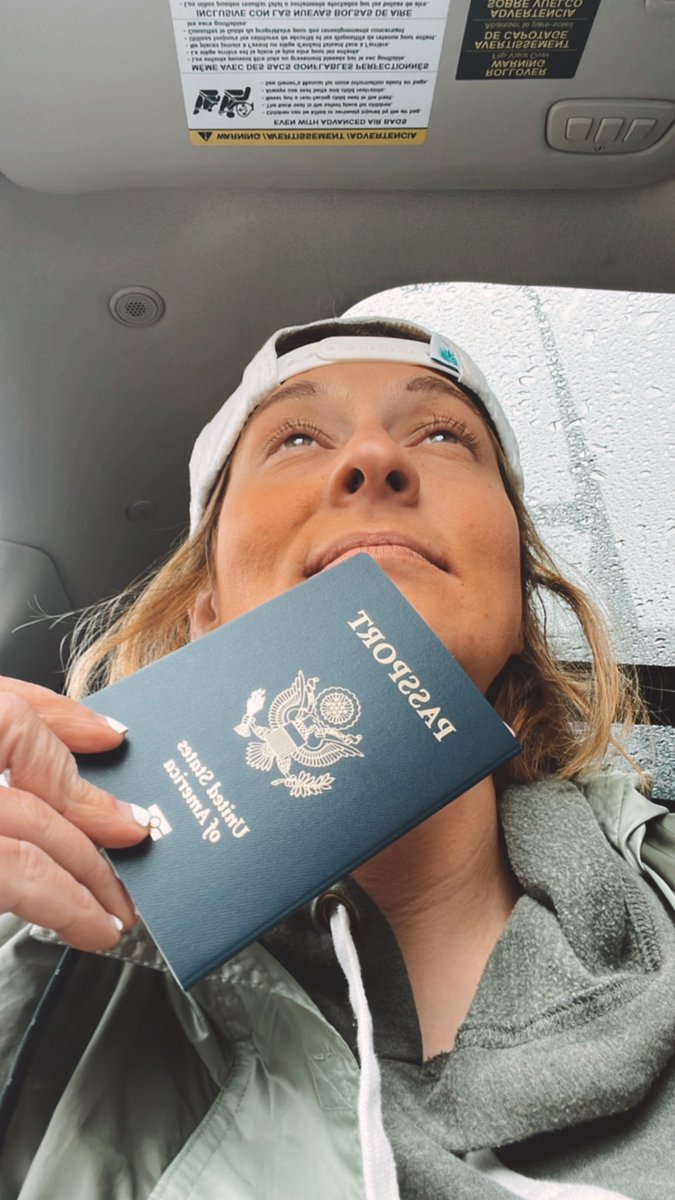 keparido's tweet photo. After a trip to Minneapolis on a Thursday night for a Friday appt at 9 am. I have obtained my passport finally   &amp; am heading on another 12 hour trip back to Lex to a checklist of things Shannon needs done before vacation. 🥲 https://t.co/TQ7RuNg6hV