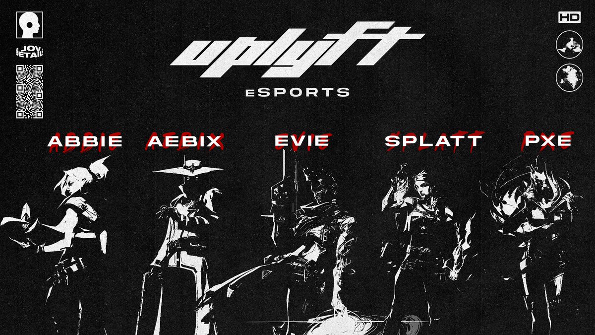 Please welcome our Uplyft Valorant GC Roster!

⭐️ <a href="/Aebixx/">Aebix</a> 
⭐️ @EvieSmilee 
⭐️ <a href="/tastywaffle/">abbie</a> 
⭐️ @pxefps 
⭐️ @marcelle_splatt
