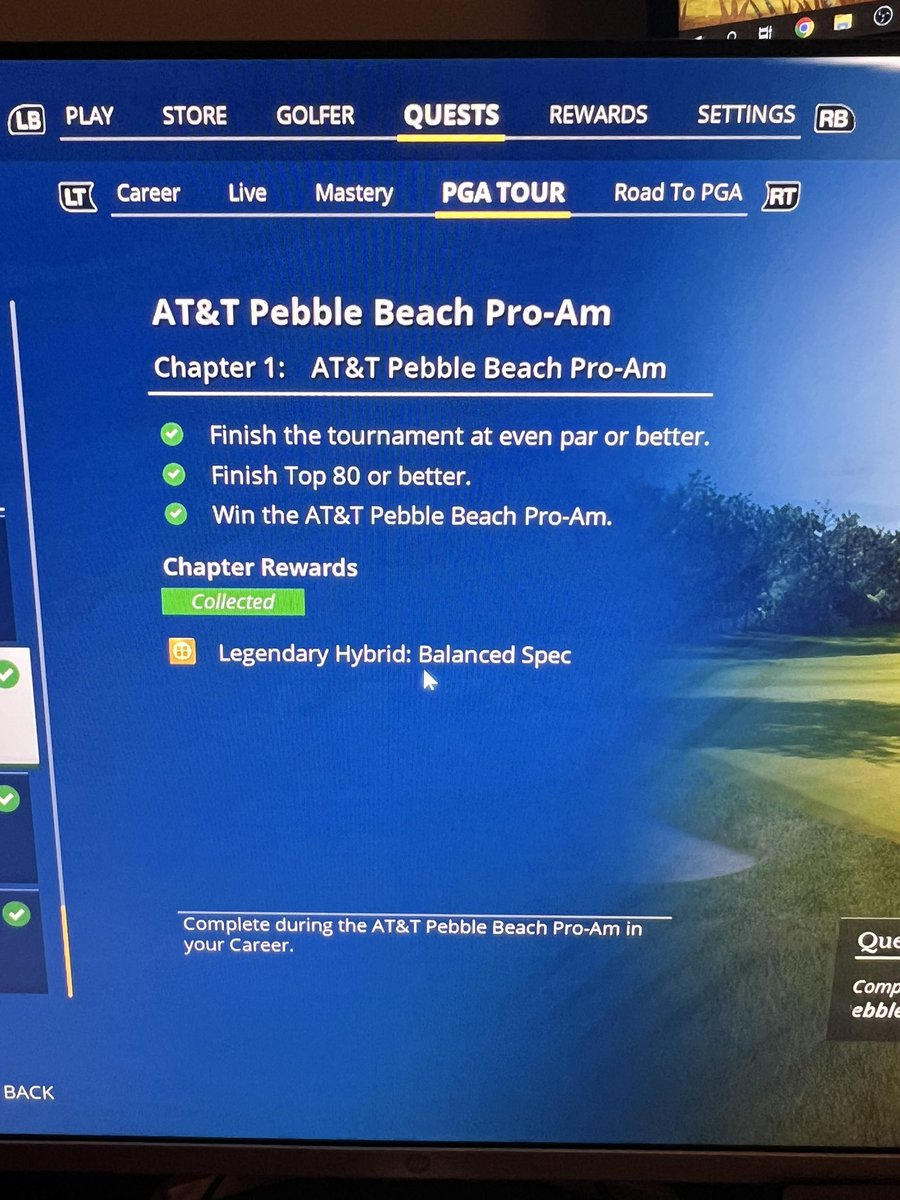 MrJester009's tweet photo. @EASPORTSPGATOUR  make it make sense! That’s multiple rewards that I haven’t received after completing the quest. This shits getting old https://t.co/FdB2mw9K62
