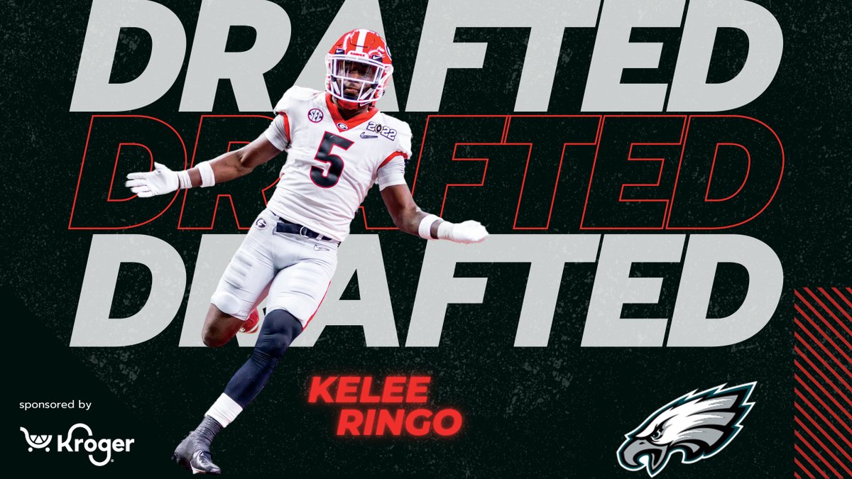 The Eagles did it again. 

A third Georgia Bulldog heading to Philly, as Kelee Ringo joins Nolan Smith and Jalen Carter: dawgnation.com/football/nfl-d…