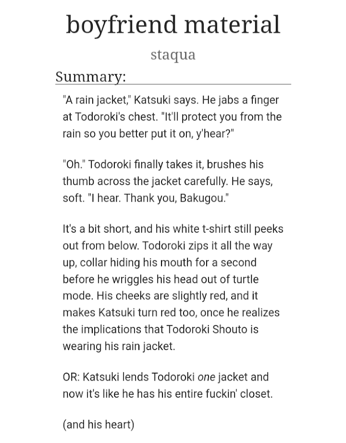 _staqua's tweet photo. 🧥boyfriend material 
👕bktd // 3.9k // fluff and humour 
👖https://t.co/8LGBX37uNj

hope you all enjoy!💞 https://t.co/O6iWp8tWUo