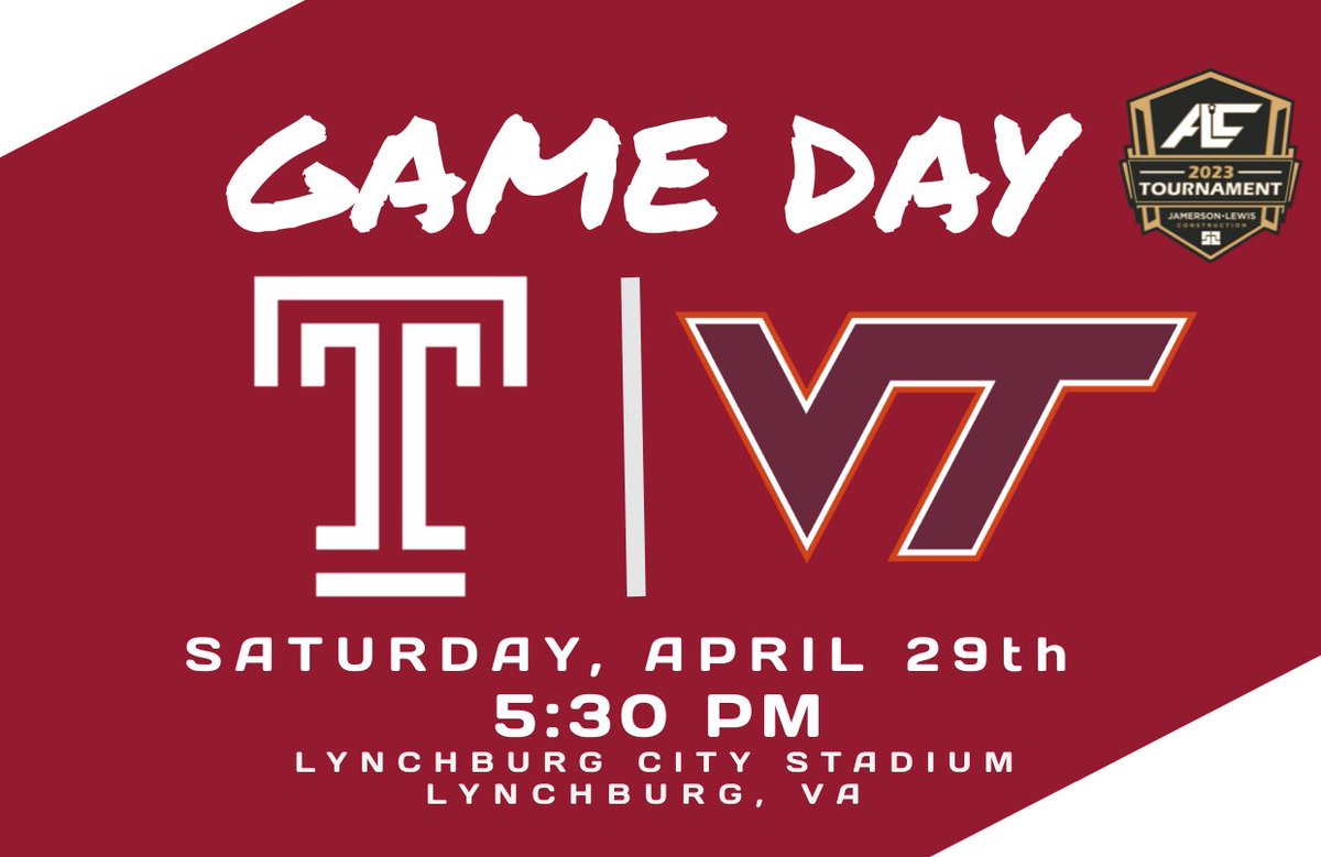 P L A Y O F F   G A M E D A Y ‼️

The Owls are in Lynchburg, VA for the <a href="/AtlanticLC/">Atlantic Lacrosse Conference</a> Tournament taking on Virginia Tech in the ALC Semifinals. Opening faceoff is 5:30 PM, and the game will be broadcast by Lacrosse TV (<a href="/WatchLacrosseTV/">Lacrosse TV</a>)

📺: watchlacrosseTV.com