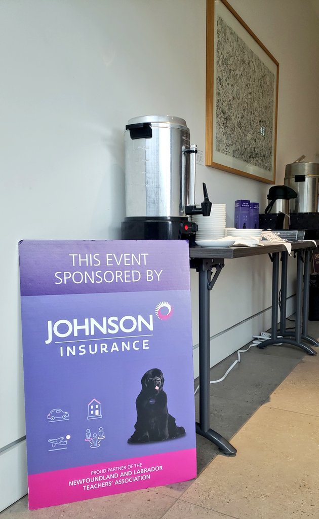 nltatesic's tweet photo. A big thank you to @WeAreJohnson for sponsoring our #TESIConnect coffee break! You helped keep our educators energized and ready to learn! 🥐☕ @NLTeachersAssoc https://t.co/4J3GS7nON6